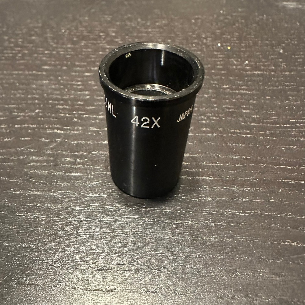 NM1 JML 42X Japan Microscope Objective Lens Japan Optical Component Vintage